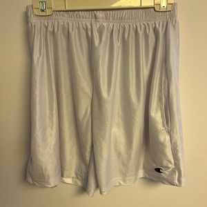 Champion White Athletic Shorts, size M